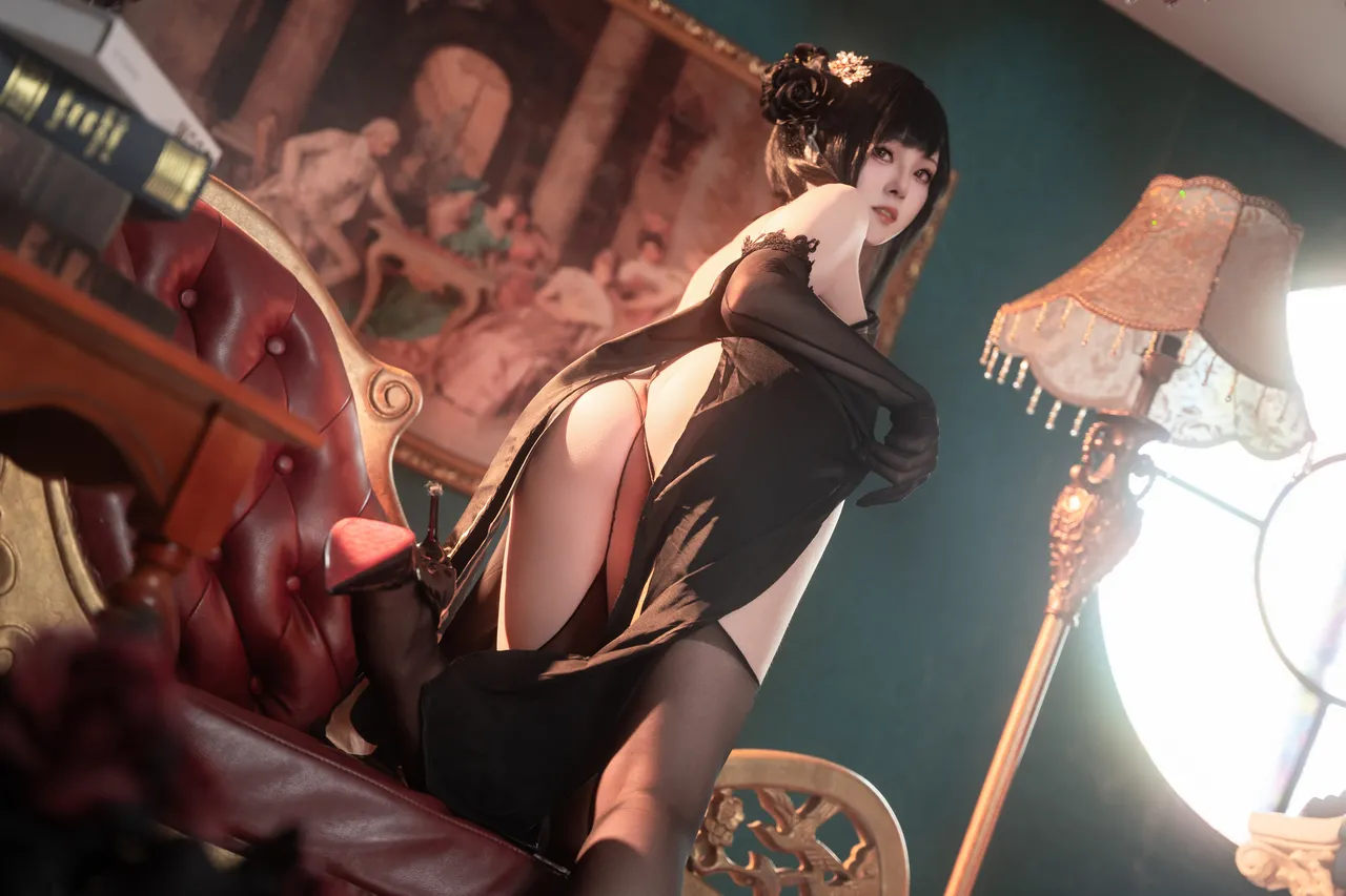 Natsuko夏夏子 - 碧蓝航线镇海旗袍 76P 502MB-erohere10.webp